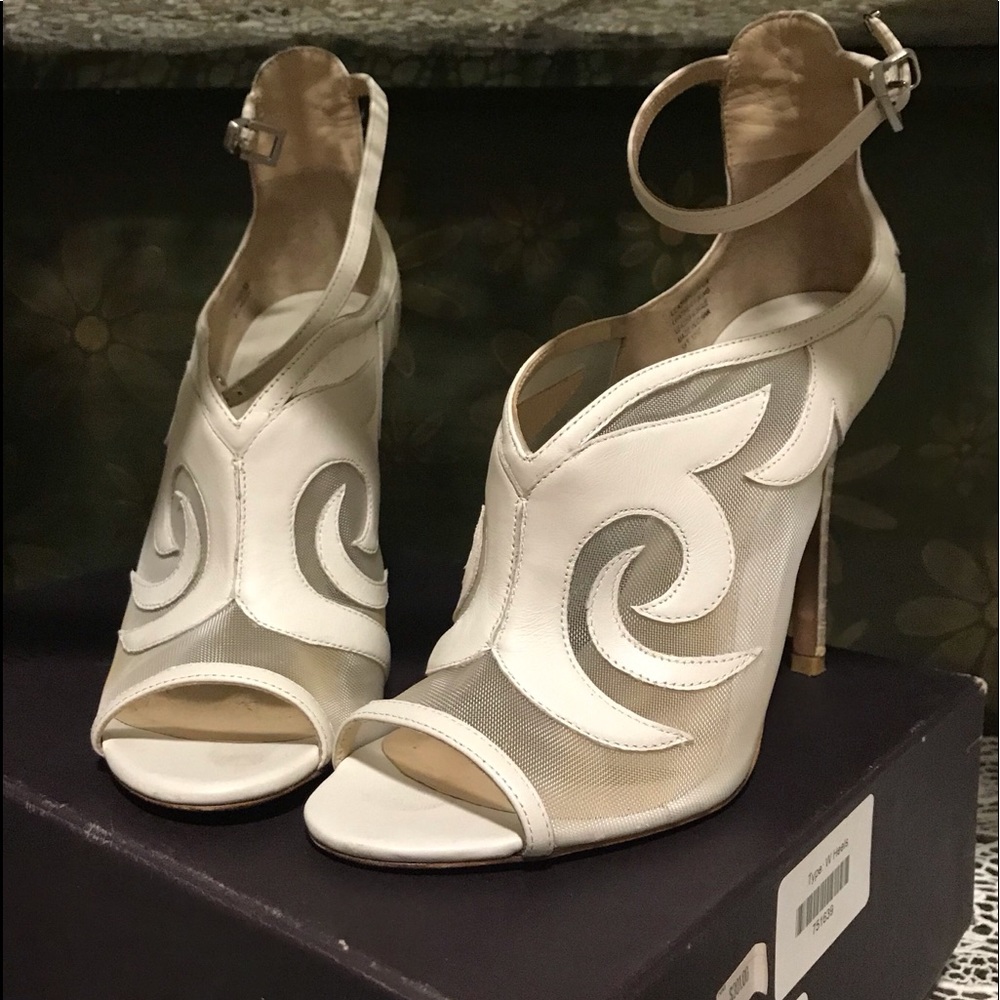 💲⬇️ Brian Atwood ankle strap shoes 4.5" heel